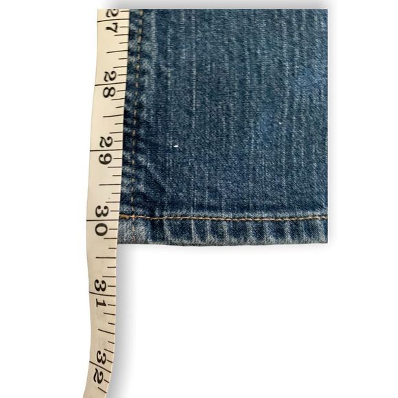 Eddie Bower High Rise Straight Leg Medium Wash Classic Fit Jeans 6 - Picture 3 of 10